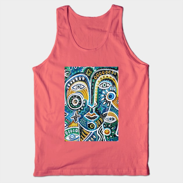 art face Tank Top by Daria Kusto